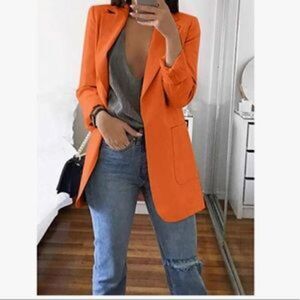 NEW Casual Open Front Cardigan Jacket